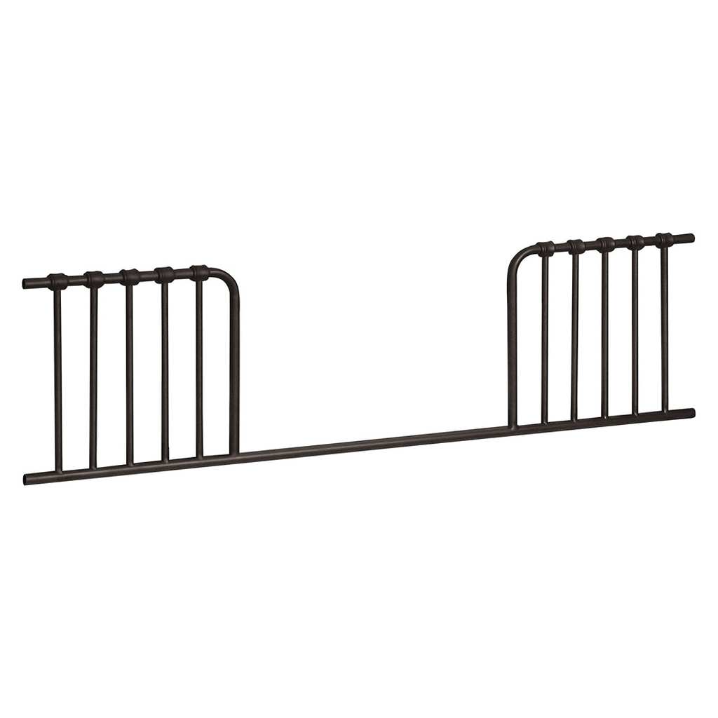 Namesake Classic Toddler Bed Conversion Kit for Abigail and Winston in Vintage Iron, Side tilted - ANB BABY