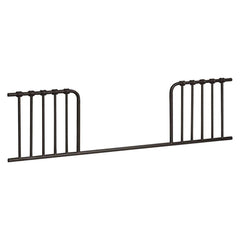 Namesake Classic Toddler Bed Conversion Kit for Abigail and Winston in Vintage Iron, Side tilted - ANB BABY