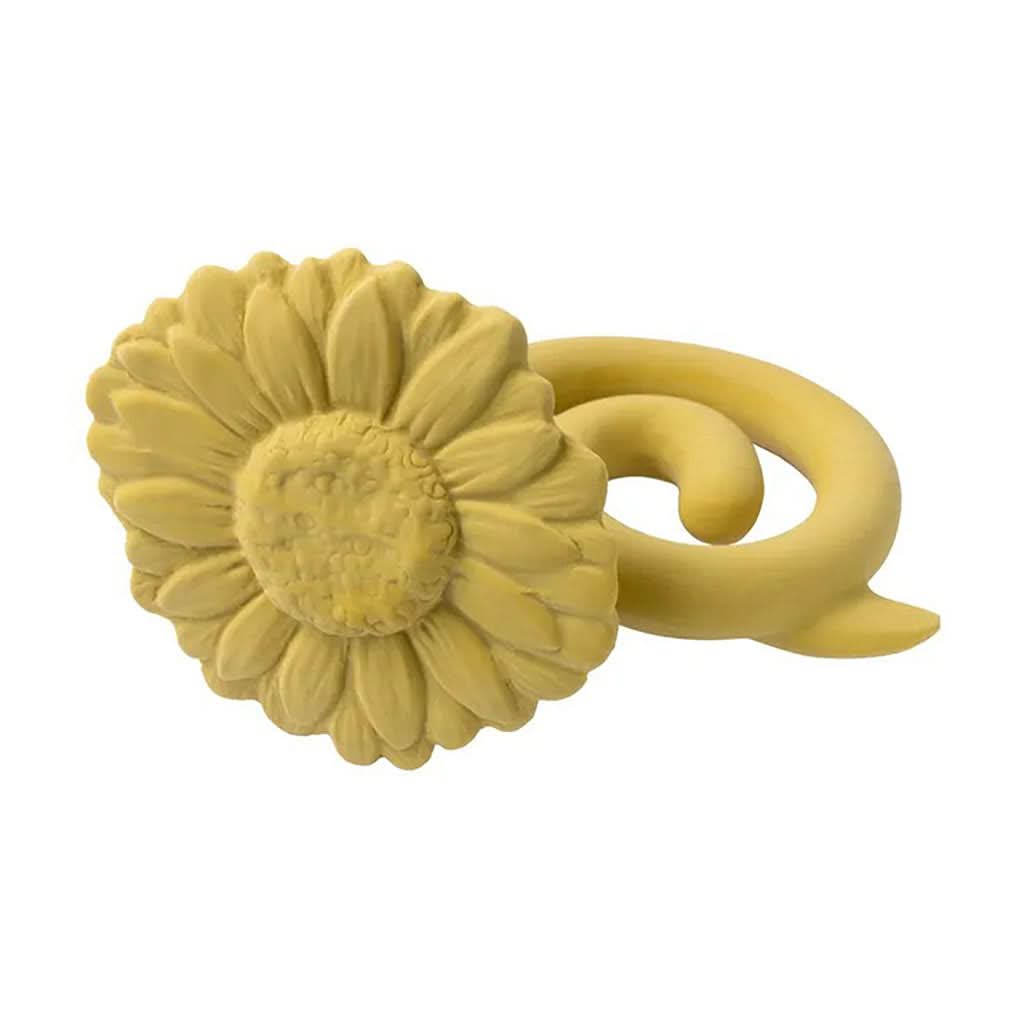 Natruba Sunflower Teether, Yellow-Teething Toys-Natruba-ANB Baby Store