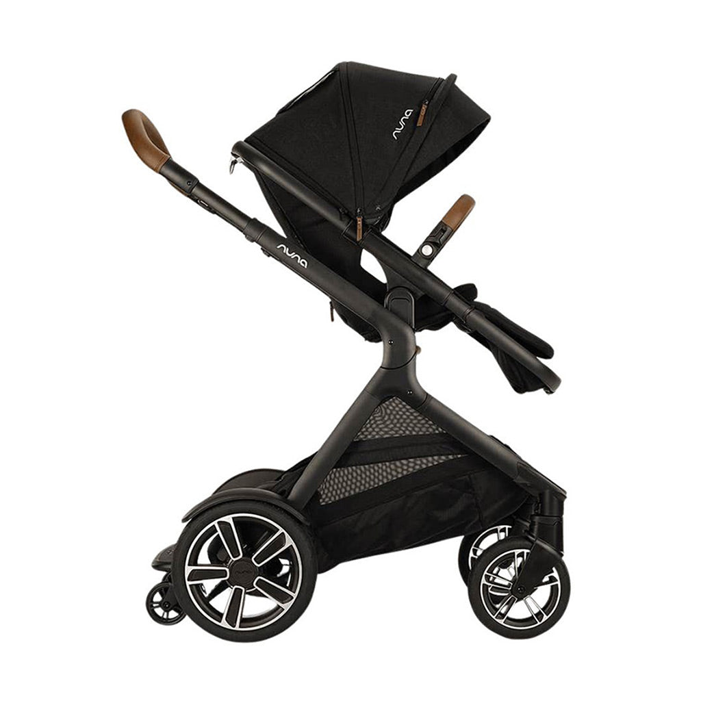 Nuna-Demi-Next-Double-Stroller-+-Rider-Board-+-PIPA-RX-Travel-System-Caviar_4- ANB Baby