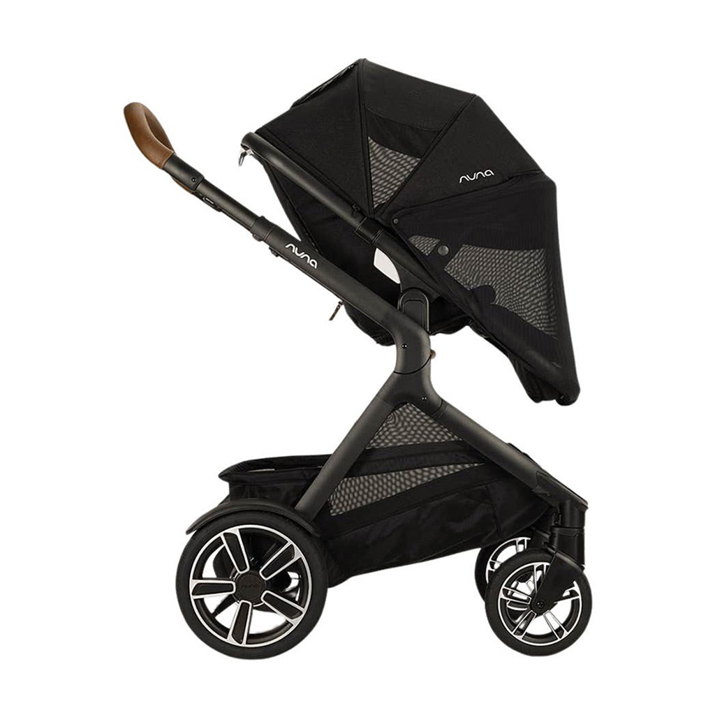 Nuna-Demi-Next-Double-Stroller-+-Rider-Board-+-PIPA-RX-Travel-System-Caviar_6- ANB Baby