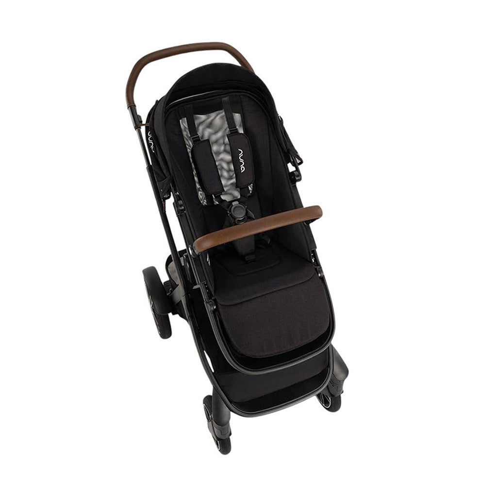 Nuna-Demi-Next-Double-Stroller-+-Rider-Board-+-PIPA-RX-Travel-System-Caviar_7- ANB Baby
