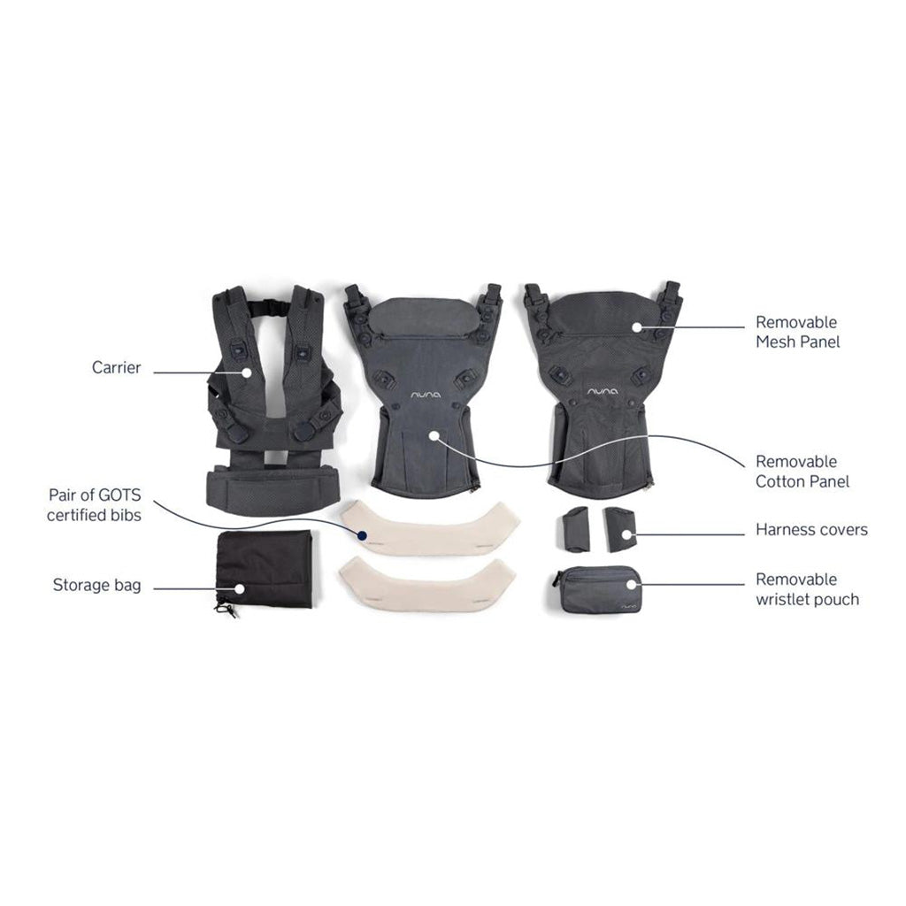 Nuna CUDL deux Baby Carrier Denim_3 - ANB Baby