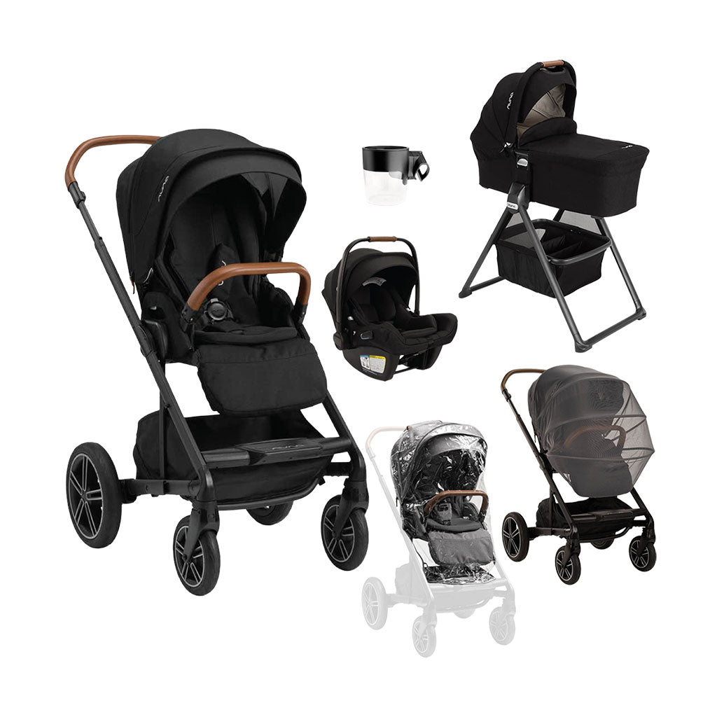 nuna stroller accessories Nuna Mixx Next Stroller+PIPA Aire RX Travel System+Mixx Next Bassinet & Stand+Mixx Next Accessories