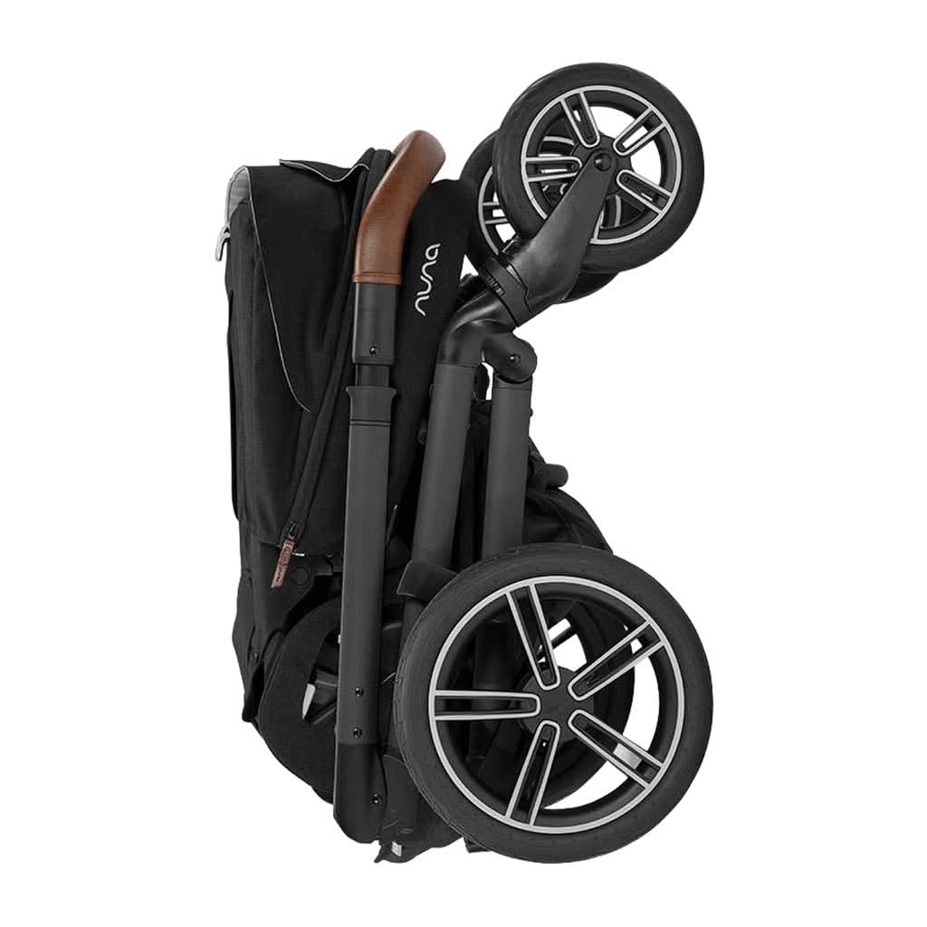 Nuna Mixx Next Stroller with Magnetic Buckle, Caviar - Opened Box-Single Strollers-Nuna-ANB Baby Store