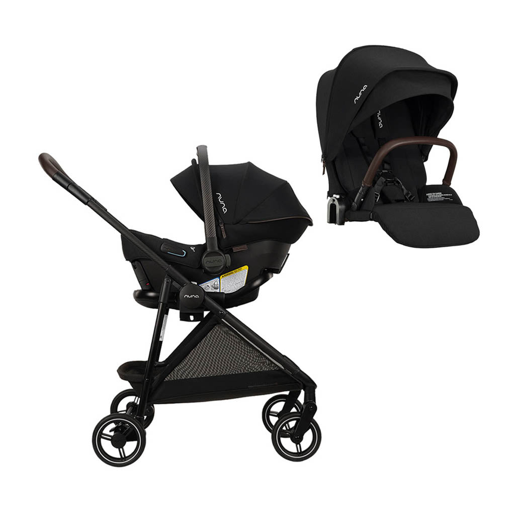 Nuna PIPA Urbn + Stroller Seat Flex System-Caviar_1 - ANB Baby
