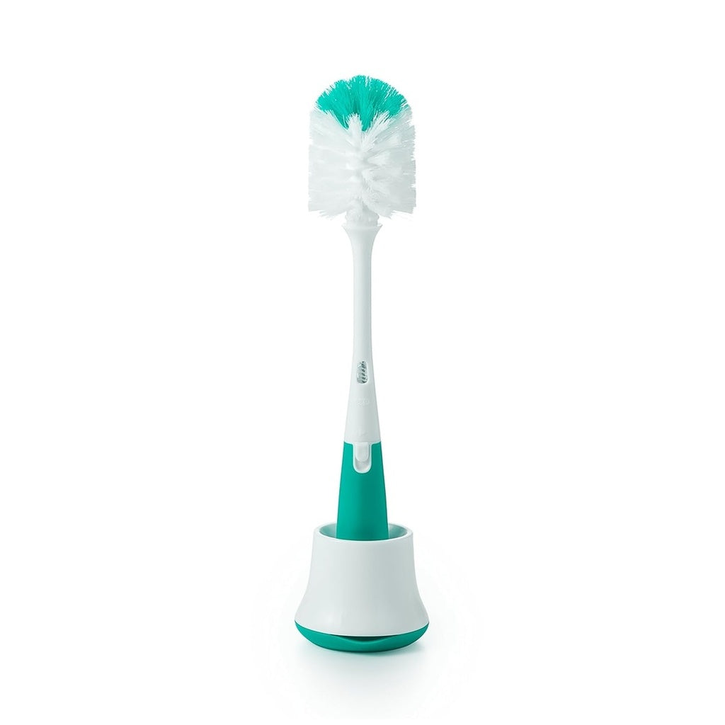OXO TOT Bottle Brush With Stand-Teal_1 - ANB Baby