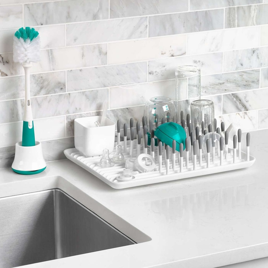 OXO TOT Bottle Brush With Stand-Teal_2 - ANB Baby