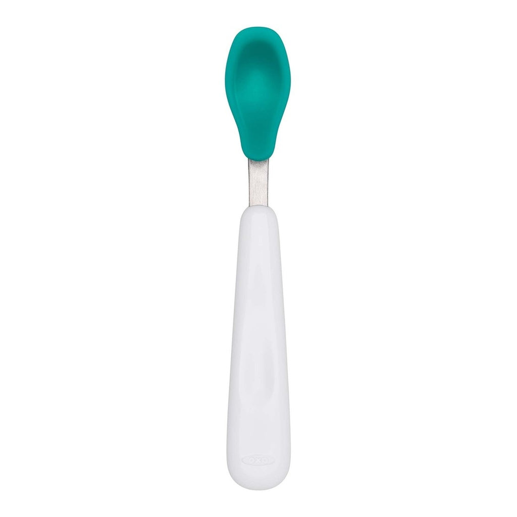 OXO TOT Feeding Spoon Set with Soft Silicone-Teal_5 - ANB Baby