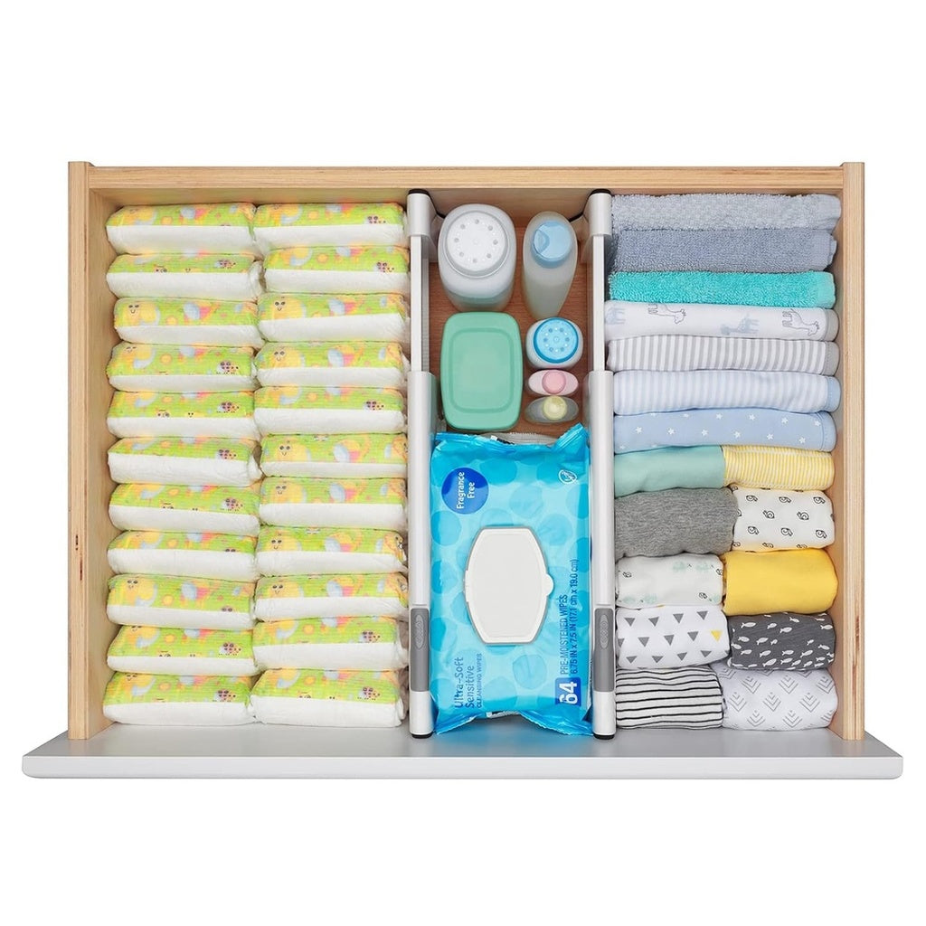 OXO TOT Good Grips Expandable Dresser Drawer Divider - 2 Pack_8 - ANB Baby