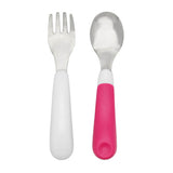 OXO TOT On-The-Go Fork And Spoon Set with Carrying Case _7  - ANB Baby