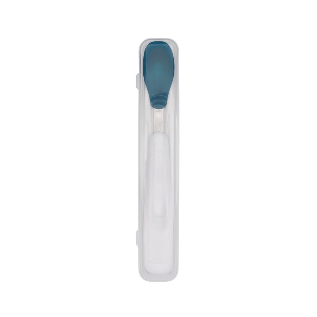 OXO TOT On-the-Go Feeding Spoon with Travel Case-Navy_3 - ANB Baby