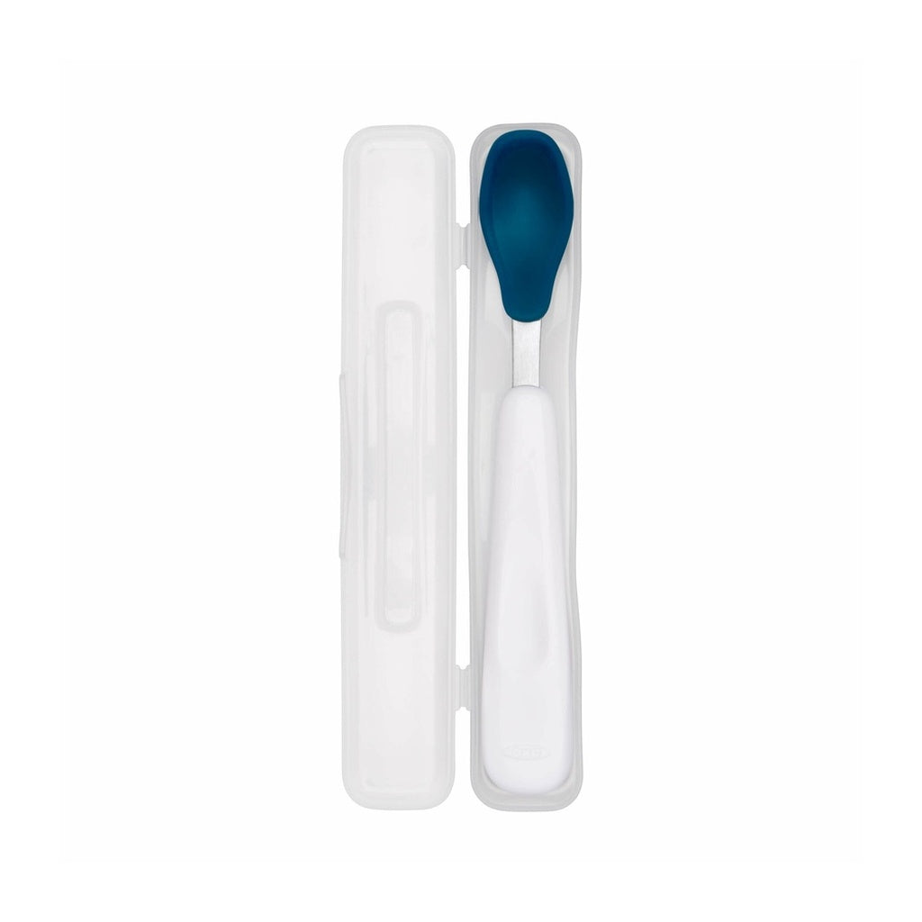 OXO TOT On-the-Go Feeding Spoon with Travel Case-Navy_4- ANB Baby