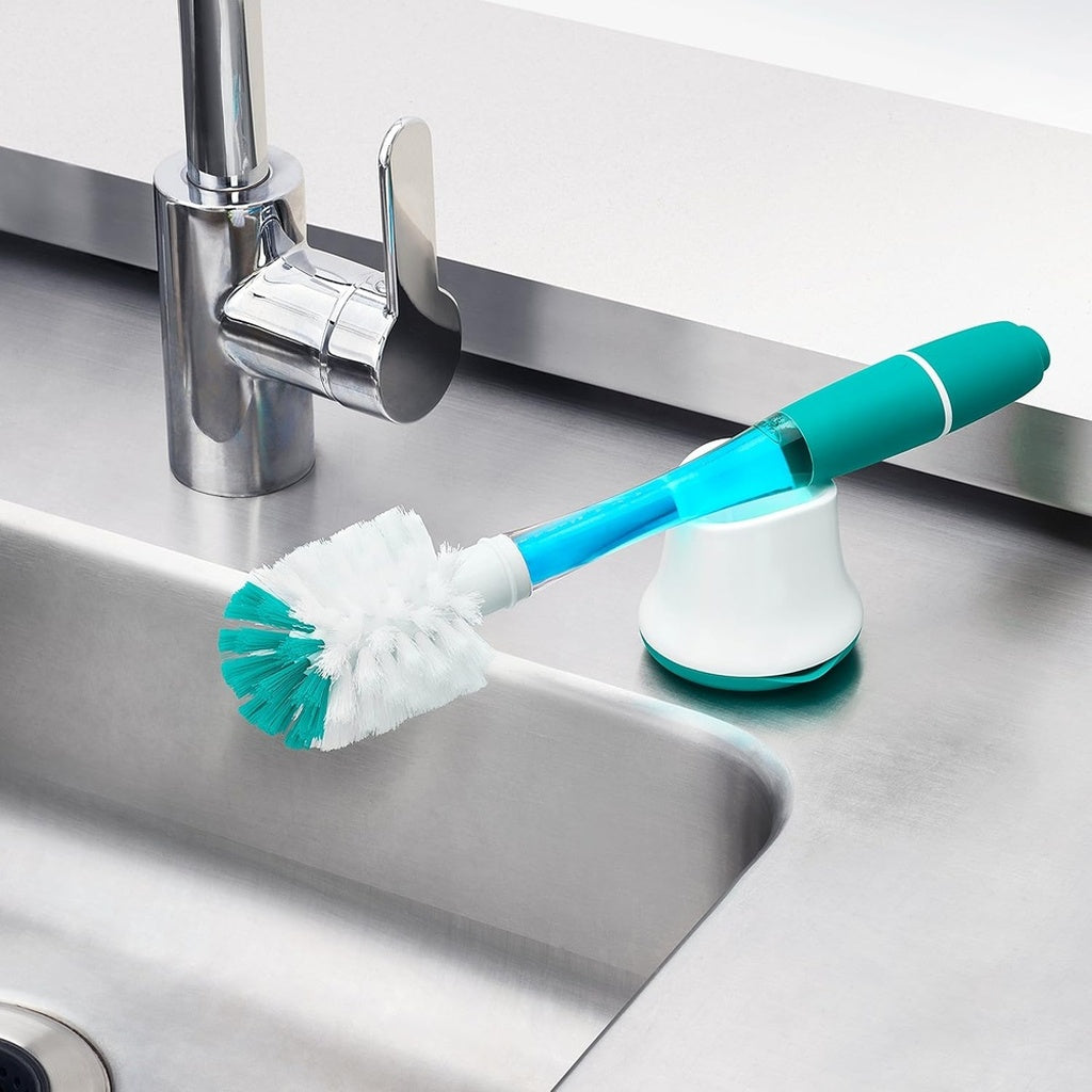 OXO TOT Soap Dispensing Bottle Brush With Stand_2 - ANB Baby
