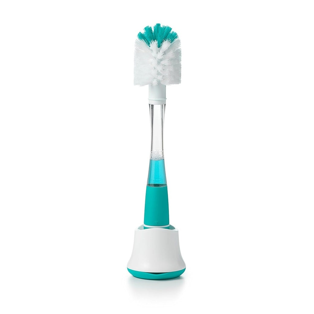 OXO TOT Soap Dispensing Bottle Brush With Stand_5 - ANB Baby