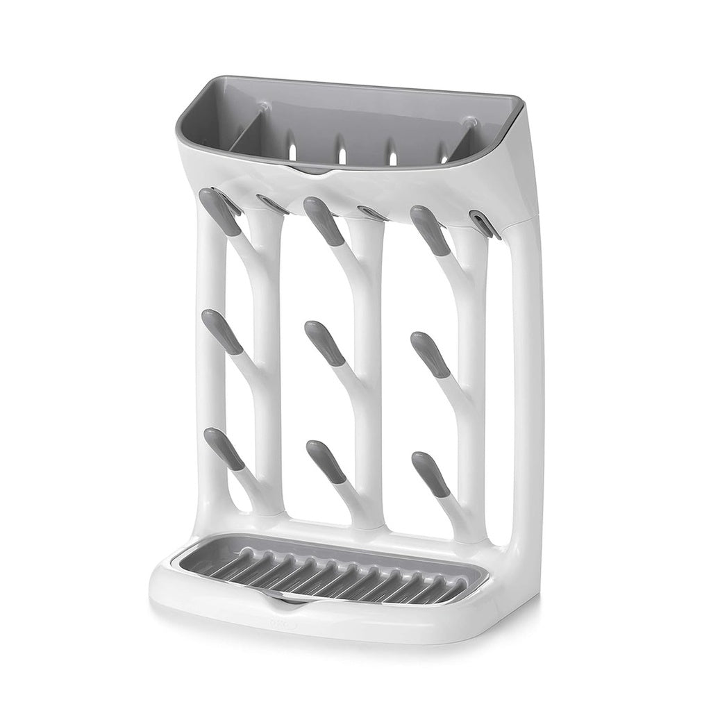 OXO TOT Space Saving Drying Rack - Gray-Feeding Bottles-OXO Tot-Gray-ANB Baby Store