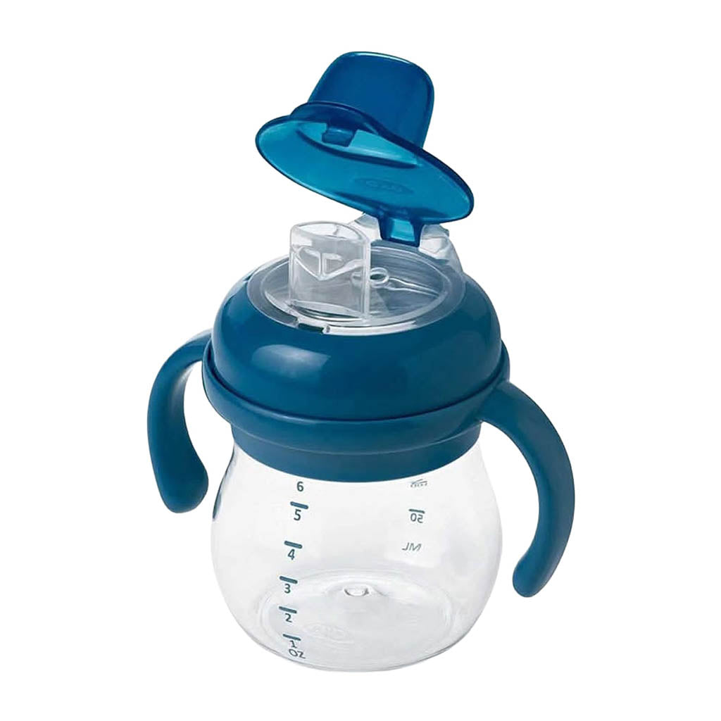 OXO TOT Transitions Soft Spout Sippy Cup_Navy_7 - ANB Baby