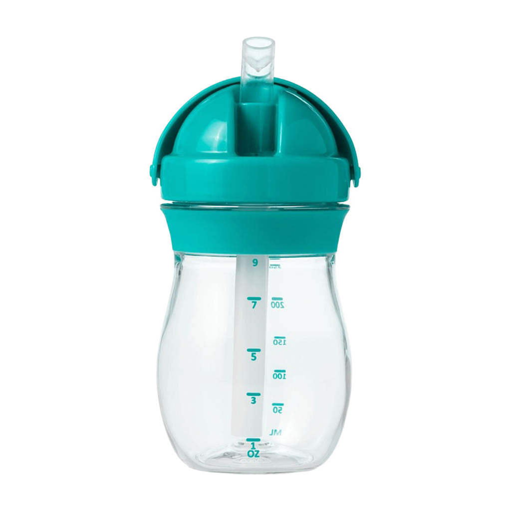 OXO TOT Transitions Straw Cup - 9 OZ-Mealtime Accessories-OXO Tot-Teal-ANB Baby Store