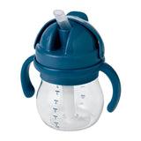 OXO TOT Transitions Straw Cup with Removable Handles-6 OZ-Navy_8 - ANB Baby