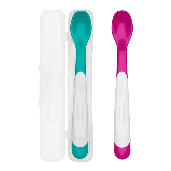 OXO TOT On-The-Go Infant Feeding Spoon with Case