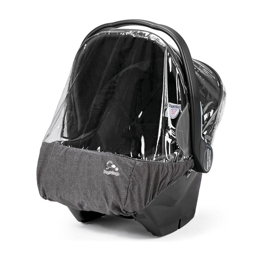 Peg Perego PRIMO VIAGGIO 4/35 Rain Cover Clear With Light Grey-Car Seat Accessories-Peg Perego-ANB Baby Store