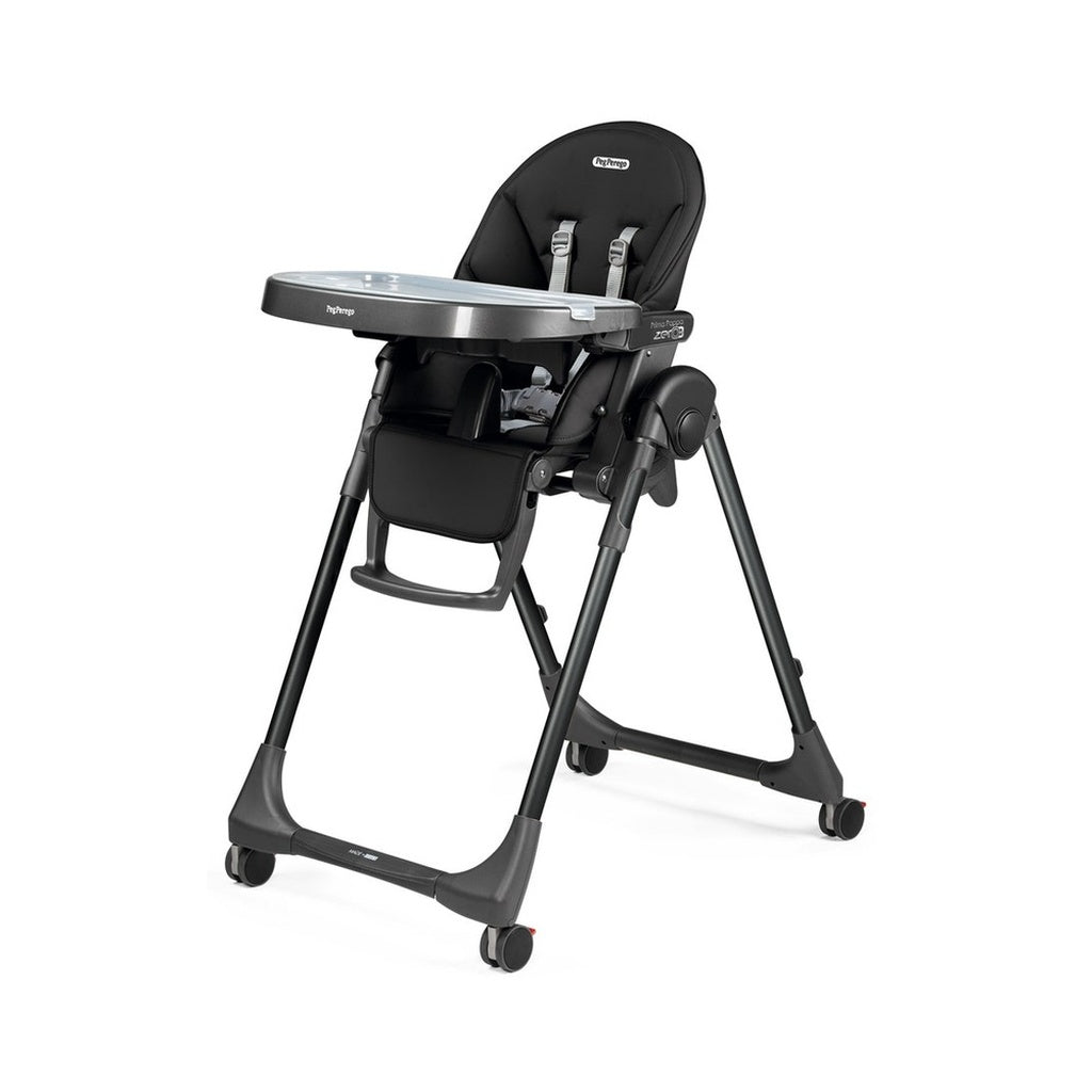 PEG PEREGO Prima Pappa Zero 3 High Chair-High Chairs-Peg Perego-True Black-ANB Baby Store