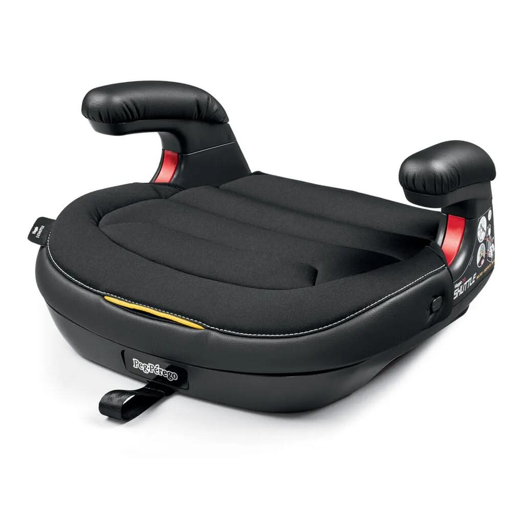 PEG PEREGO Viaggio Shuttle 120 Booster Car Seat-Booster Car Seats-Peg Perego-Licorice - Black Eco Leather-ANB Baby Store