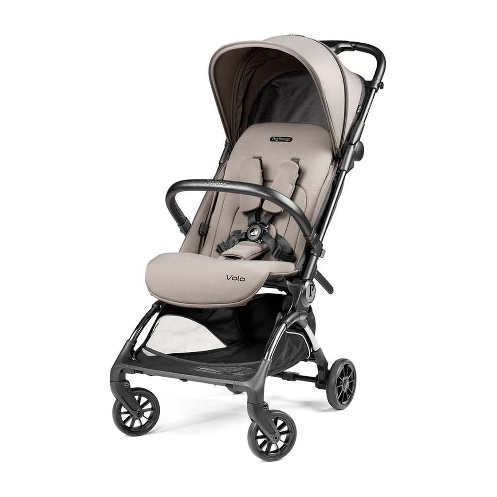 peg perego 3 in 1 stroller PEG Perego Volo Travel Stroller Misty Beige