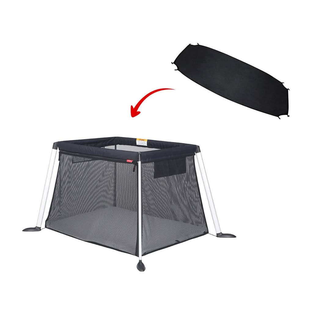 Phil & Teds Top Sun and Bug Mesh Cover for Traveller V5-Pack & Play-Phil & Teds-Black - Available End Of April-ANB Baby Store