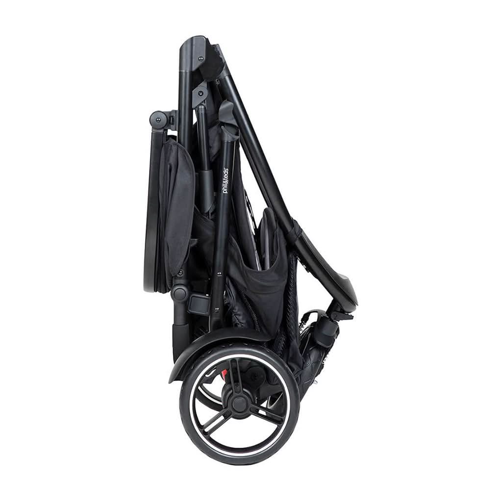 Phil & Teds Dot Stroller & Liner-charcoal_5 - ANB Baby
