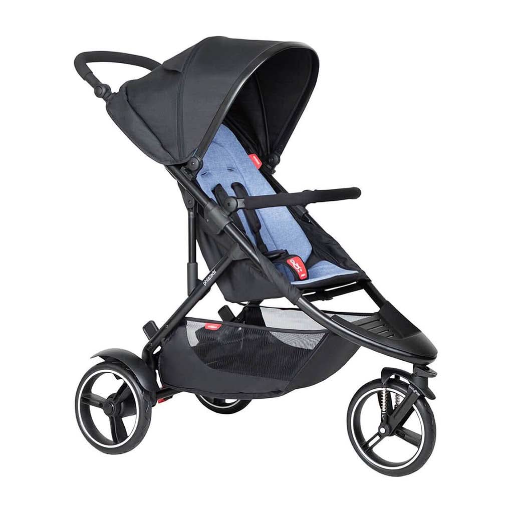Phil & Teds Dot Stroller & Liner-sky-blue_12 - ANB Baby