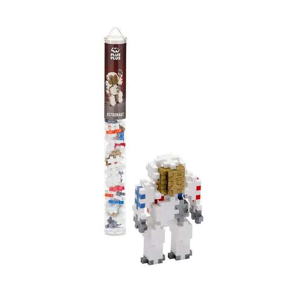 Plus-Plus Astronaut Construction Building Mini Puzzle Blocks, 70 Pieces Tube