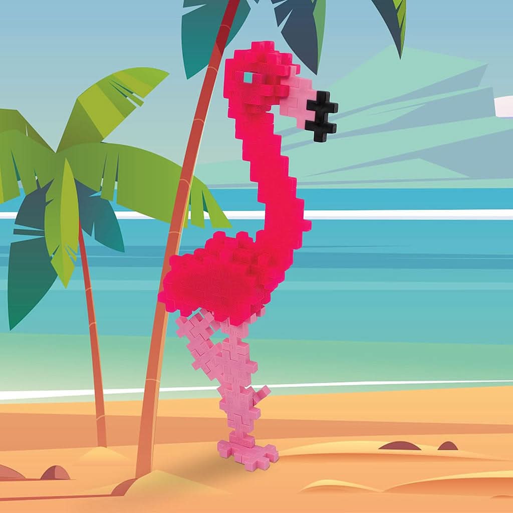 Plus-Plus-Flamingo-Construction-Building-Mini-Puzzle-Blocks_4. - ANB Baby