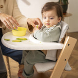 STOKKE Tripp Trapp High Chair Complete with White Nordic Grey Cushion White Tray_2 - ANB Baby