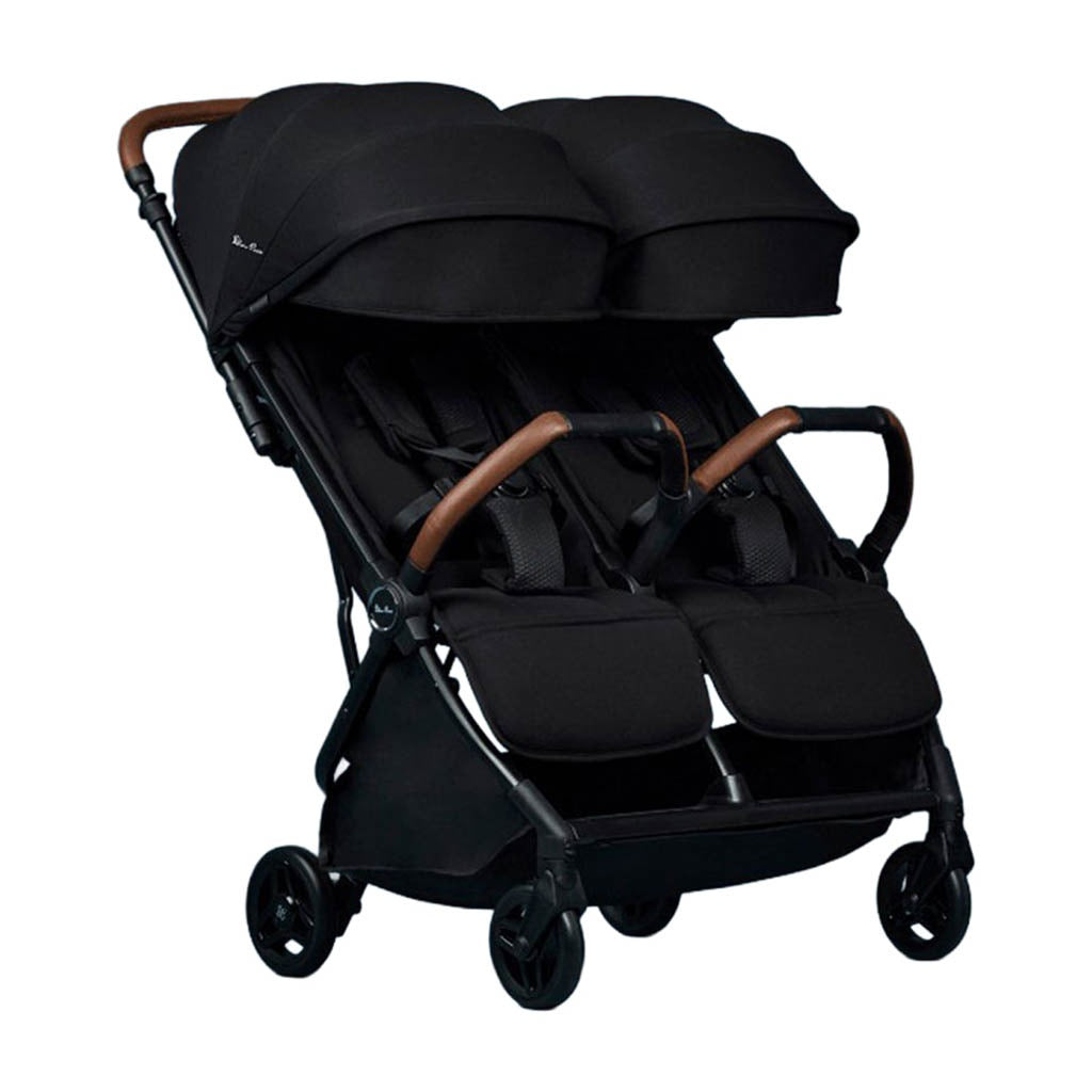Silver Cross Jet Double Travel Stroller with Accessory Bundle-Black_2 - ANB Baby