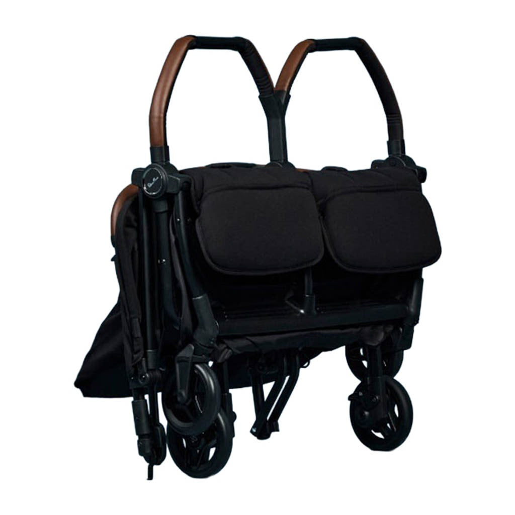 Silver Cross Jet Double Travel Stroller with Accessory Bundle-Black_4 - ANB Baby