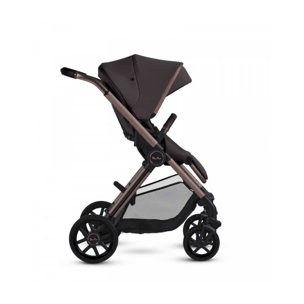Silver Cross Reef 2 Stroller with Folding Bassinet, Ganache_5 - ANB Baby