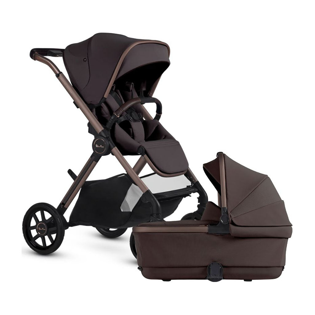 Silver Cross Reff Stroller with Folding Bassinet-Ganache_14 - ANB Baby
