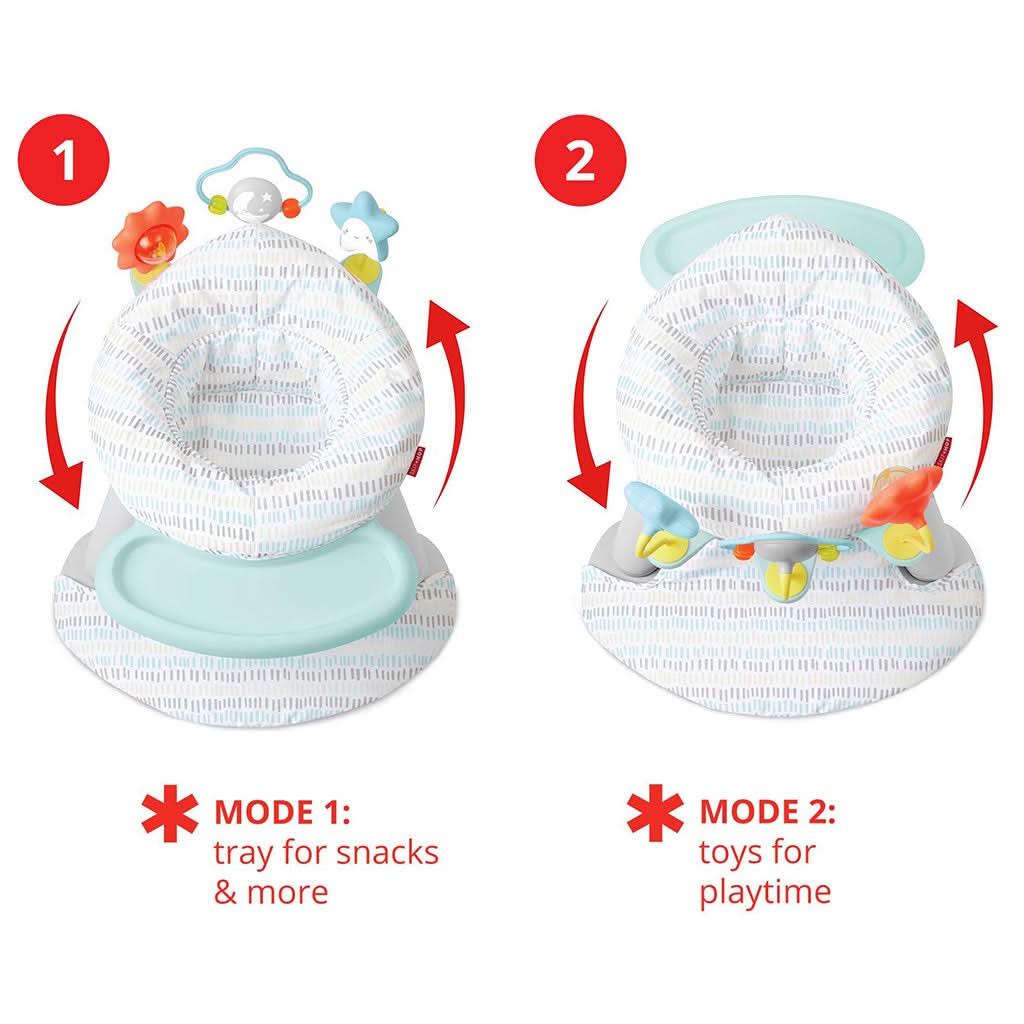 Silver Lining Cloud Rattle Moon Stroller Bar – Kaya