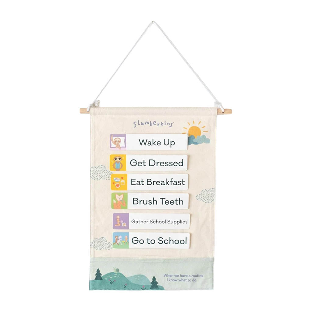 Slumberkins Routines Visual Schedule-Learning & S.T.E.M-Slumberkins-White-ANB Baby Store