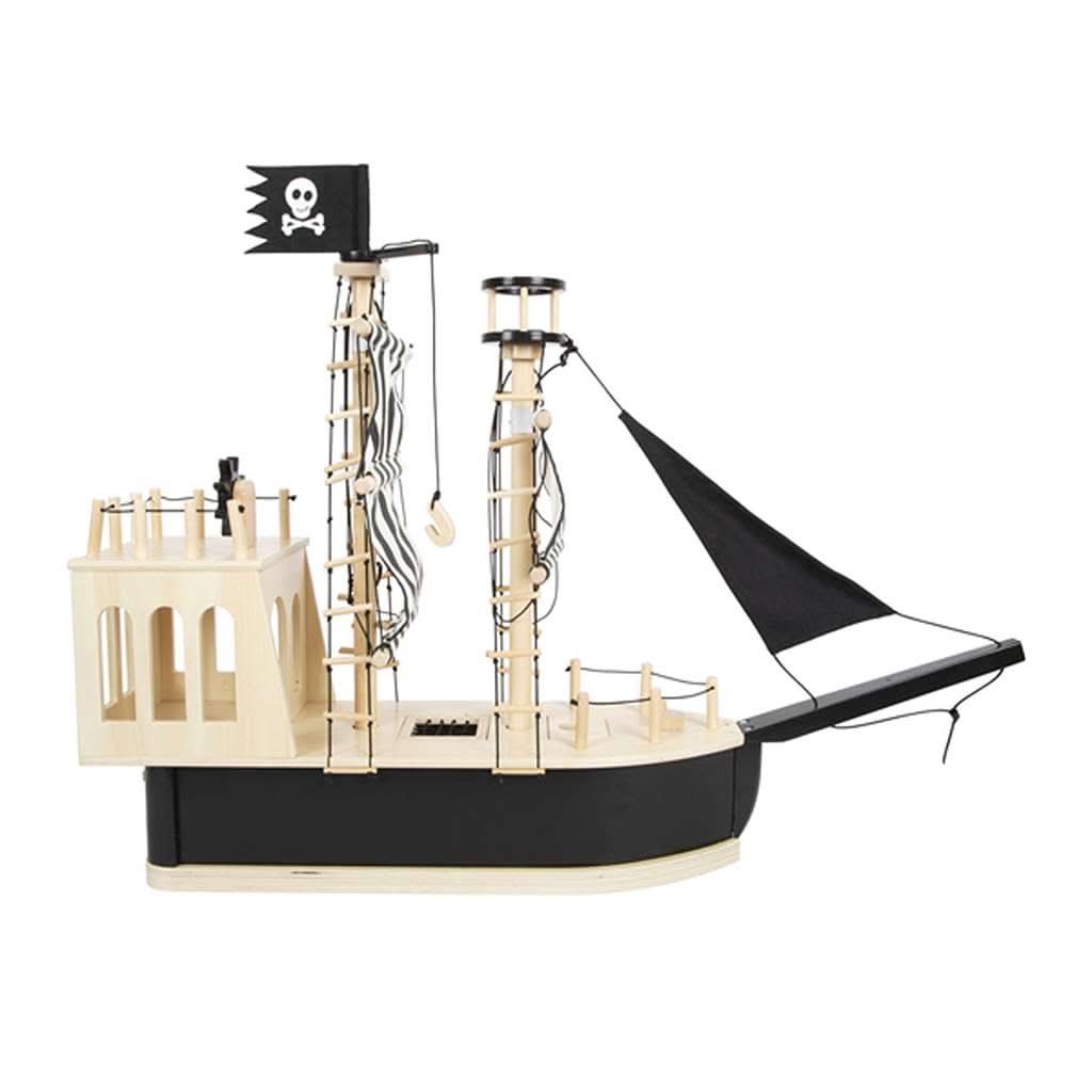 Small Foot Adventure Pirate Ship Toy, Side - ANB BABY