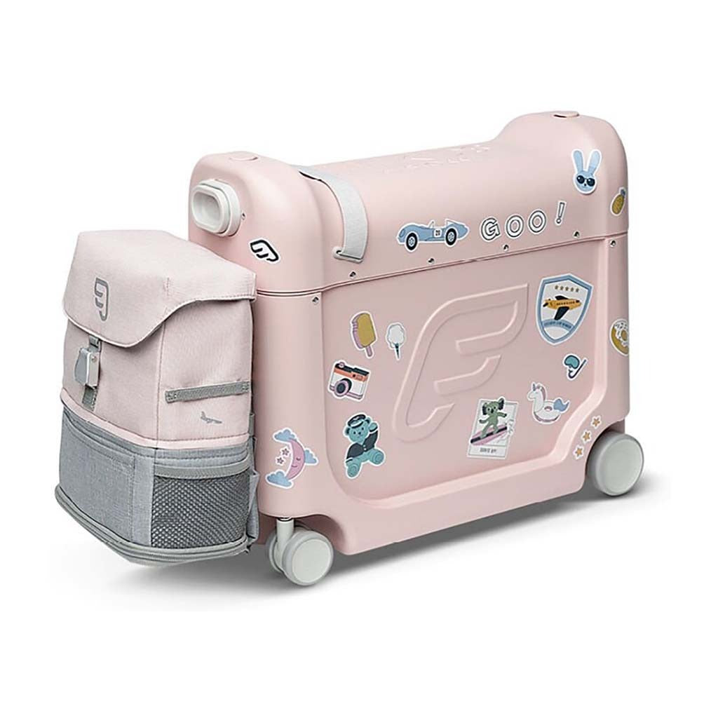 Stokke Jetkids BedBox + Crew Backpack Travel Bundle-Pink - ANB Baby