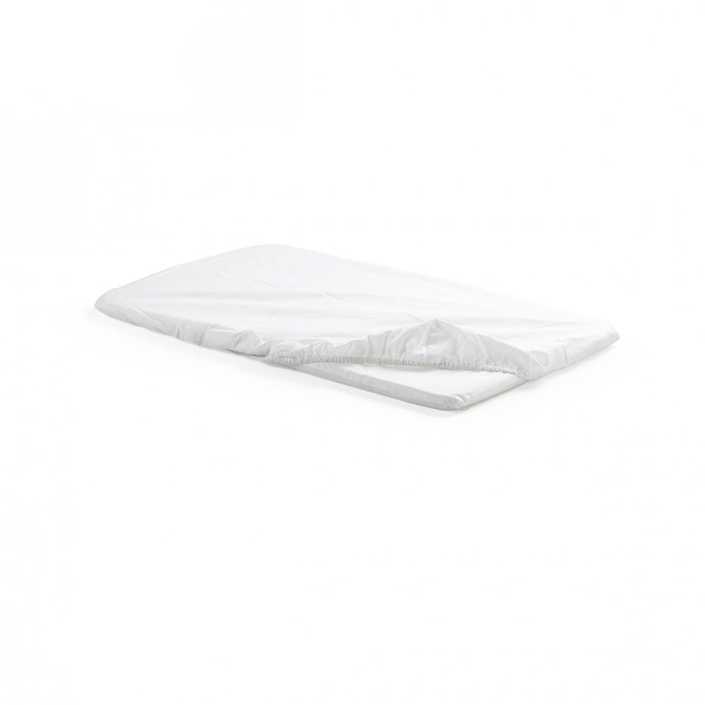STOKKE® Home™ Cradle Fitted Sheet 2pc-Mattresses & Covers-Stokke-White-ANB Baby Store