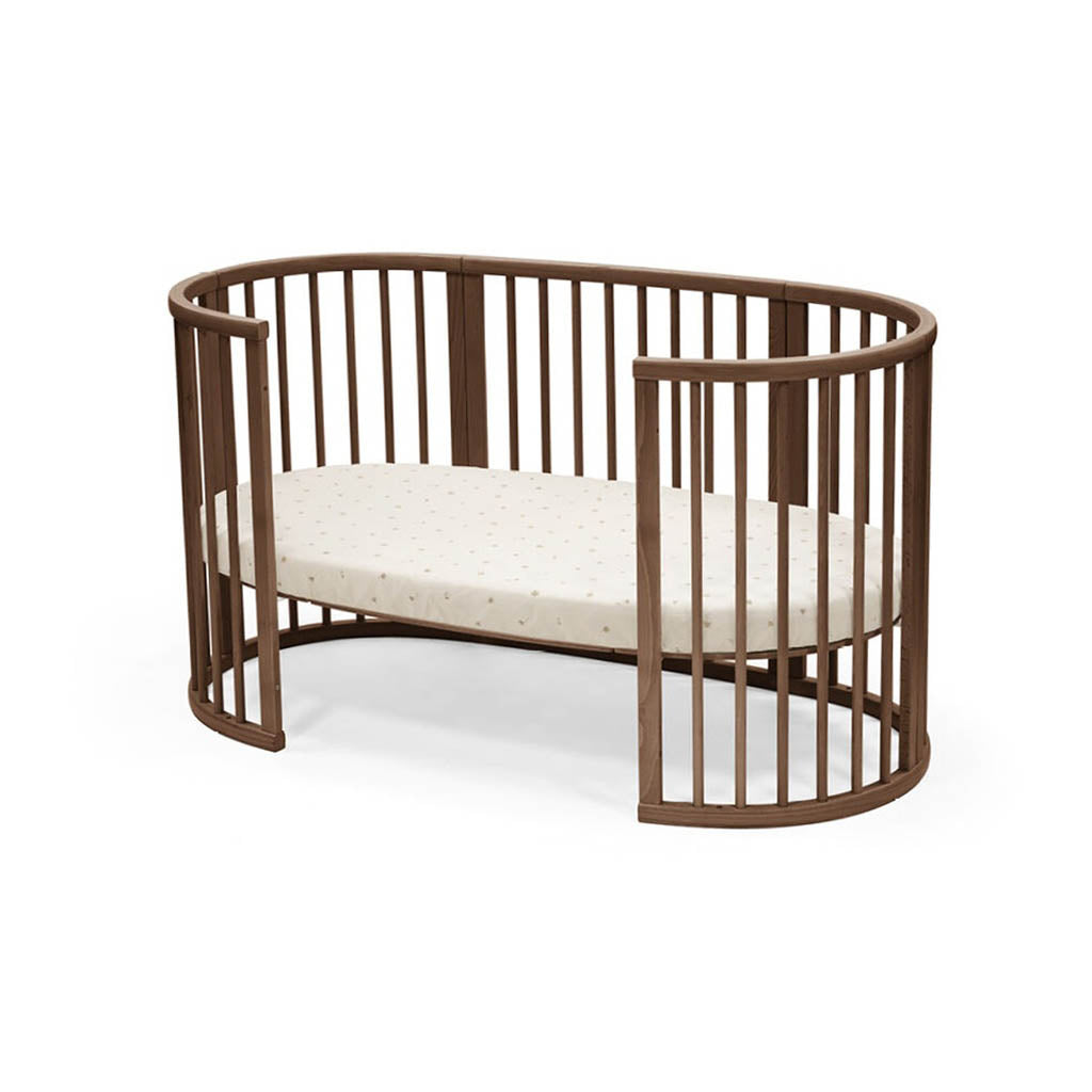 Stokke Sleepi Bed Organic Cotton Fitted Sheet-Flower Ecr_2 - ANB Baby