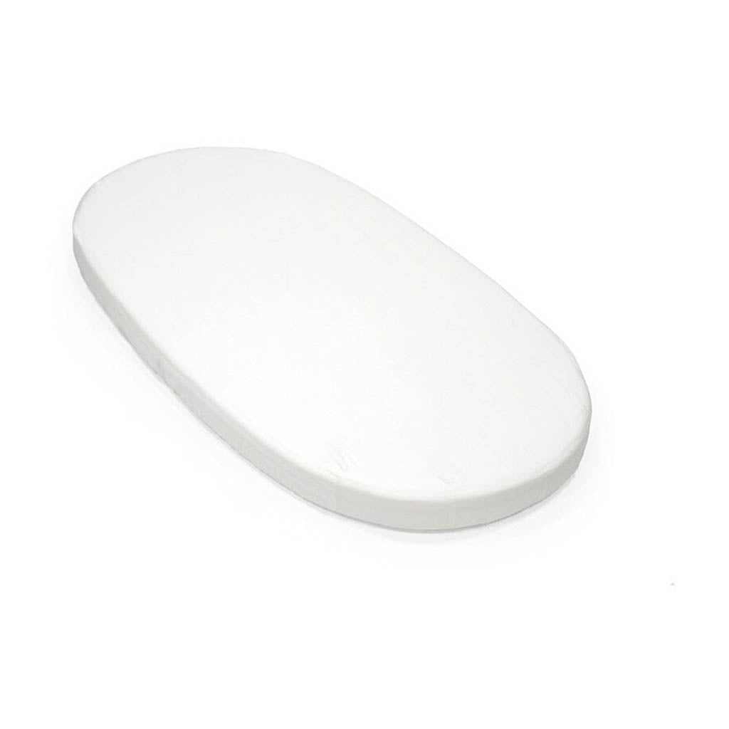 Stokke Sleepi Bed Organic Cotton Fitted Sheet-Mattresses & Covers-Stokke-White-ANB Baby Store