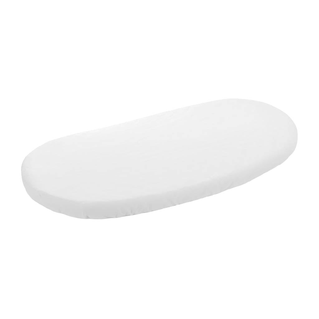 STOKKE® Sleepi™ Junior Fitted Sheet, White-Mattresses & Covers-Stokke-White-ANB Baby Store