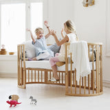Stokke Sleepi Junior Fitted Sheet-White_5 - ANB Baby