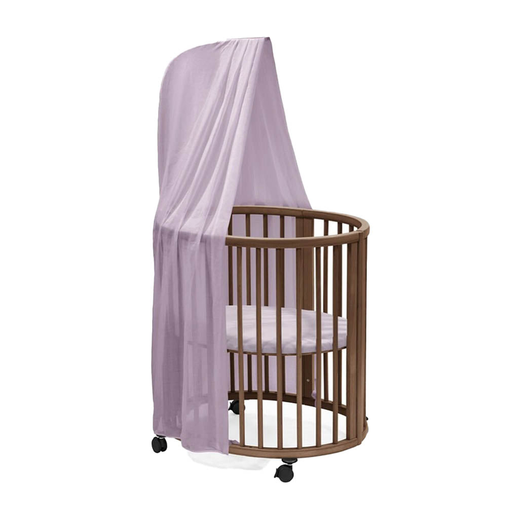 Stokke Sleepi Mini Organic Cotton Fitted Sheet-Lavender_4 - ANB Baby