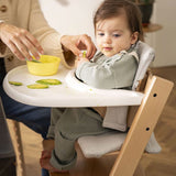 Stokke Tripp Trapp High Chair 2 with Cushion-Newborn Set and Stokke Tray_2 - ANB Baby