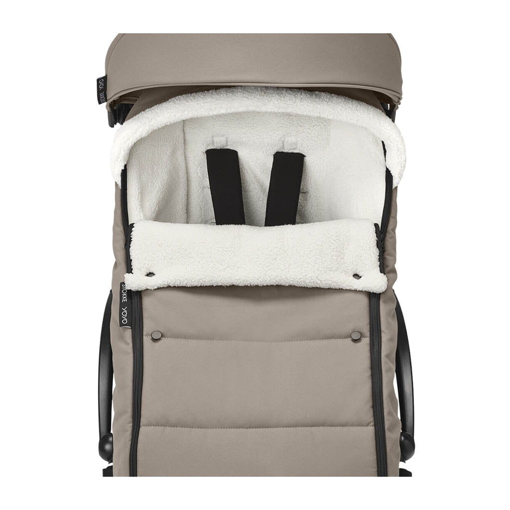 Stokke YOYO Footmuff-Taupe_8 - ANB Baby